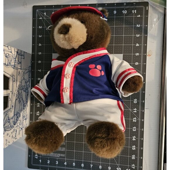 Build A Bear CUBS MLB Baseball with Pants / Shirt /Hat & Original Box - Picture 4 of 11